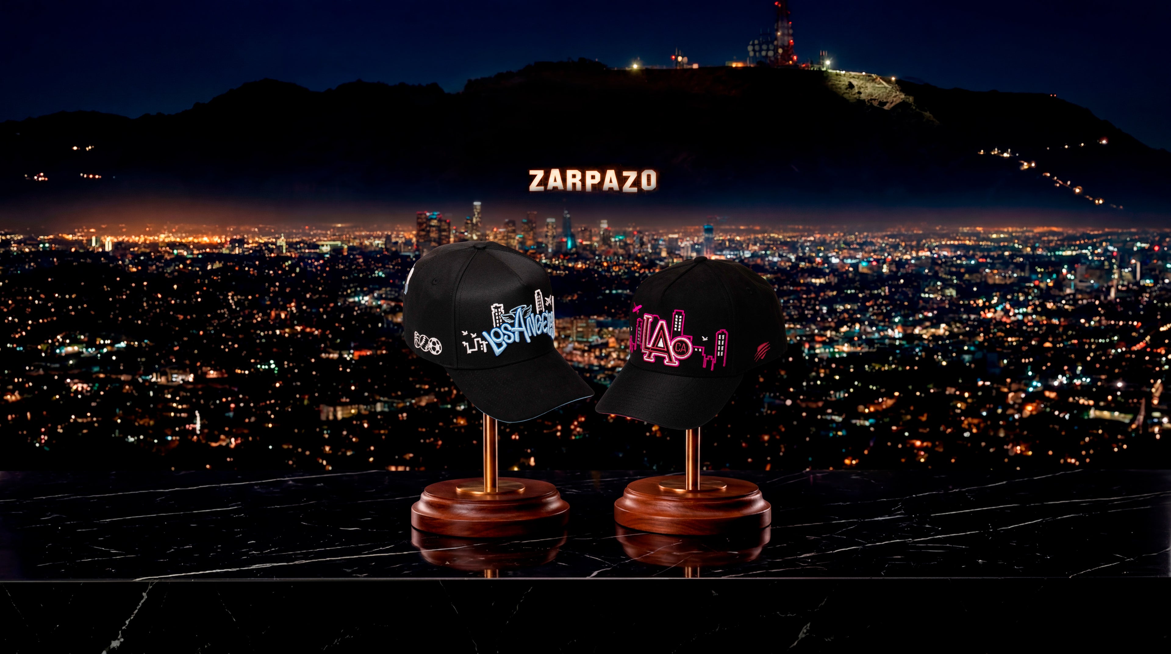Reveal zarpazo drop 1 LA los angeles diseño azul diseño rosa